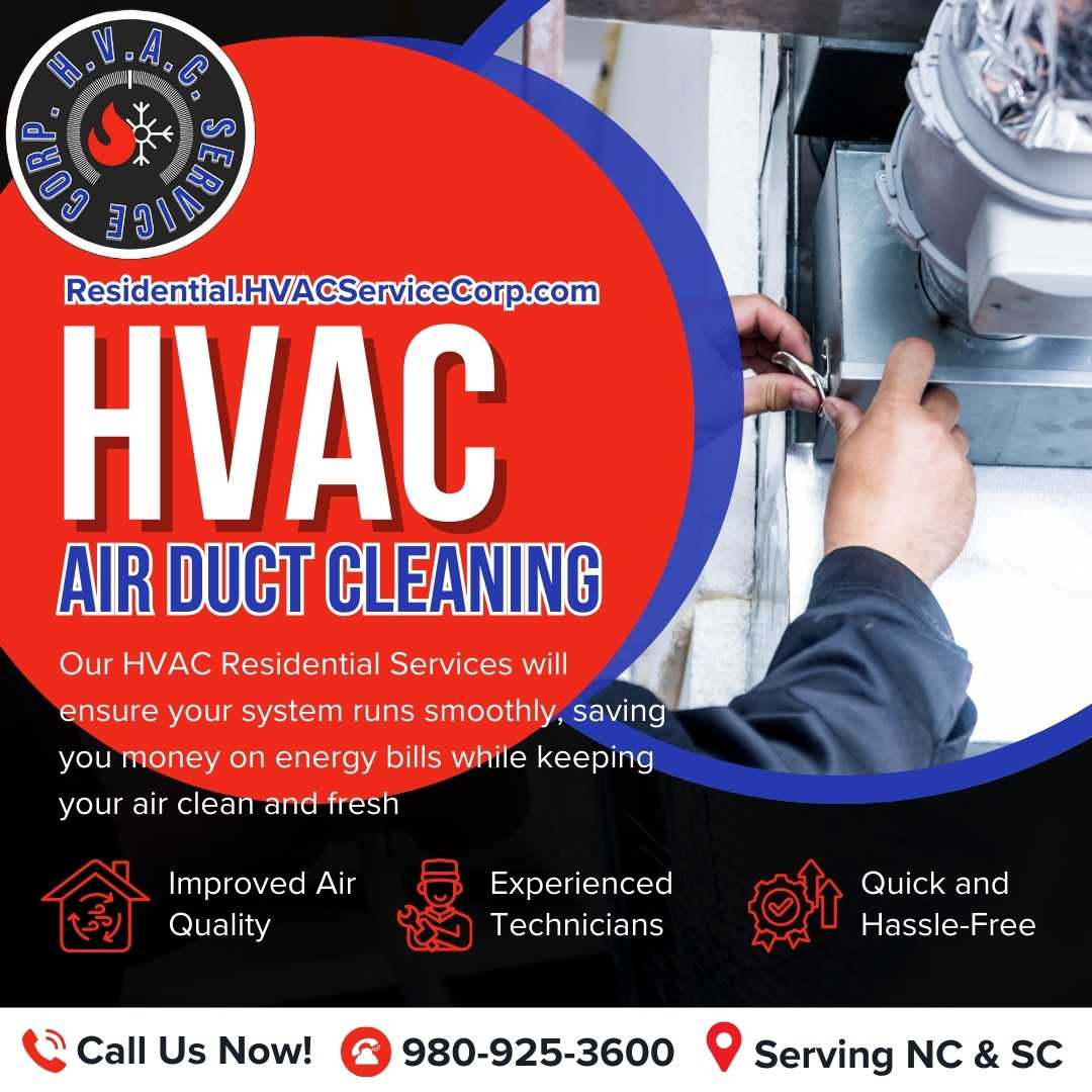 Expert Residential HVAC Services: Air Ducts Replacement in NC and SC