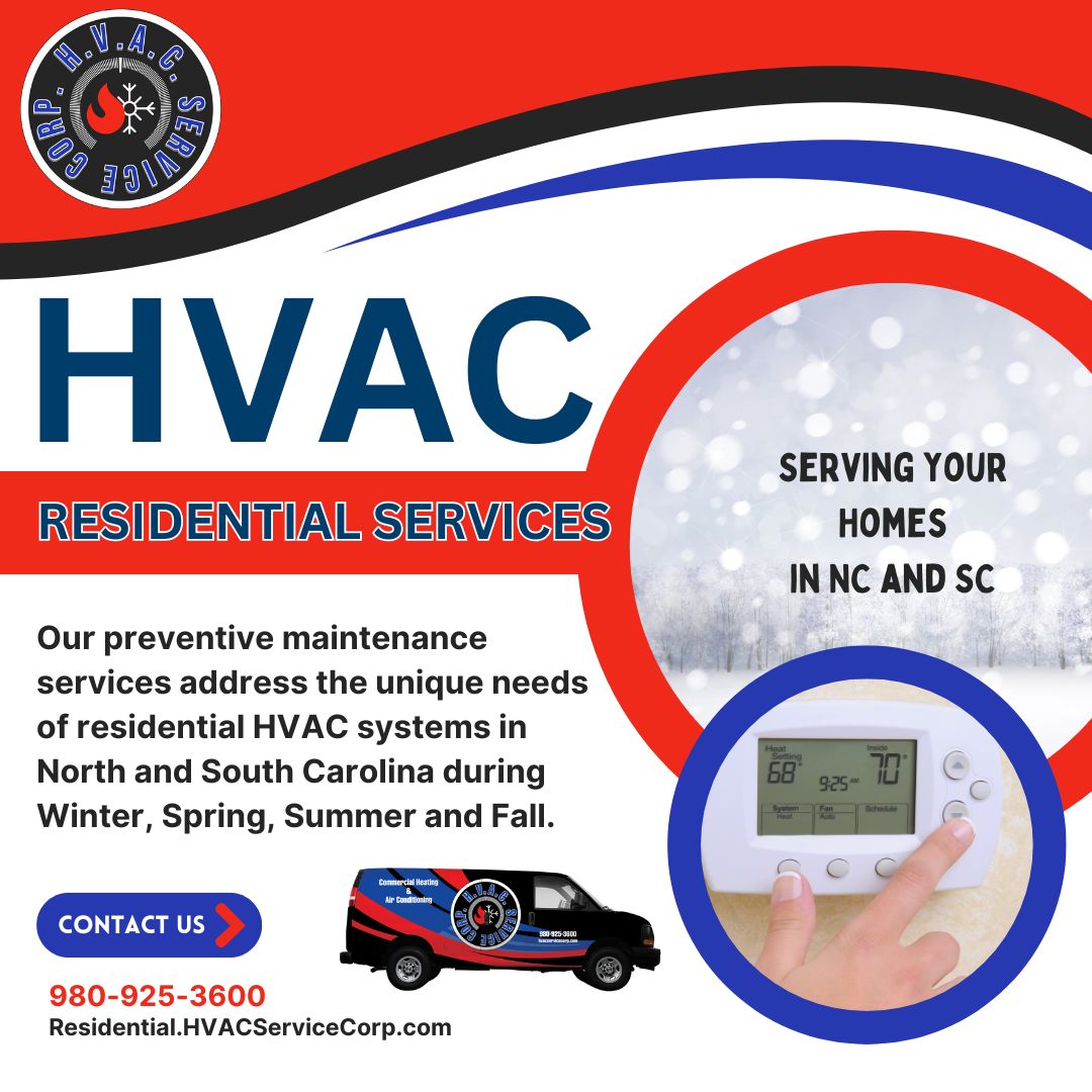 Keep Your Home Comfortable with Residential HVAC Services from HVAC Service Corporation