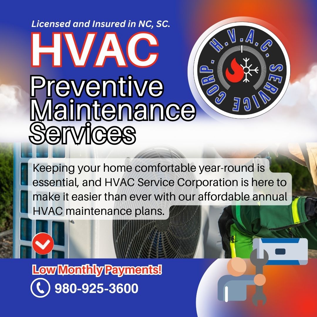 Worry-Free HVAC Maintenance Plans in North Carolina and South Carolina